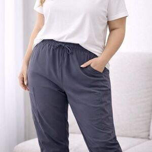 Women’s Scrubs LiteTexh Size 2XL Gray with Pockets